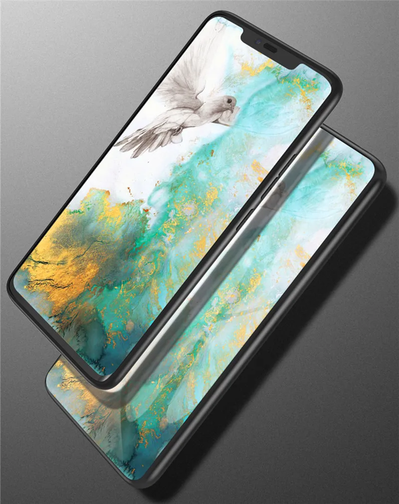 Модный прозрачный чехол из закаленного стекла для lenovo Z5s, чехол s, силиконовый чехол для lenovo Z5S Z5 S, чехол для телефона