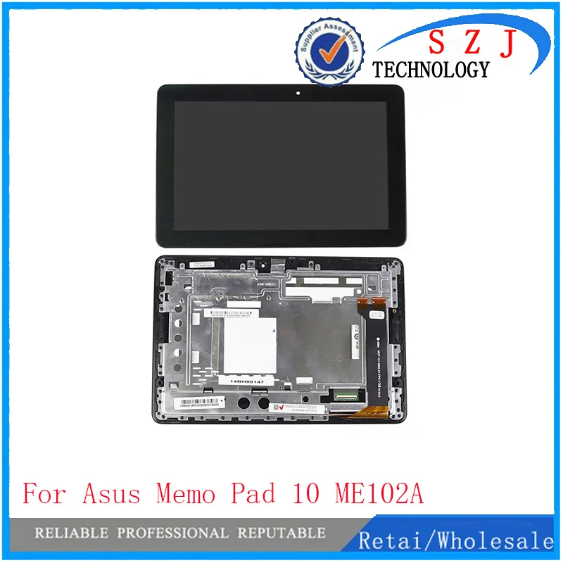 10,1 ''дюймовый планшет для Asus MeMo Pad 10 ME102 ME102A V2.0 V3.0 ЖК-дисплей сенсорный экран панель MCF-101-0990-01-FPC-V3.0