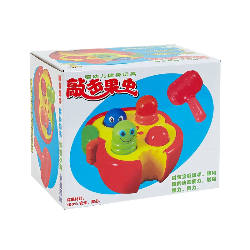 Infact Baby Whack A Mole Toy не требует батареек забавная безделушка красного и желтого
