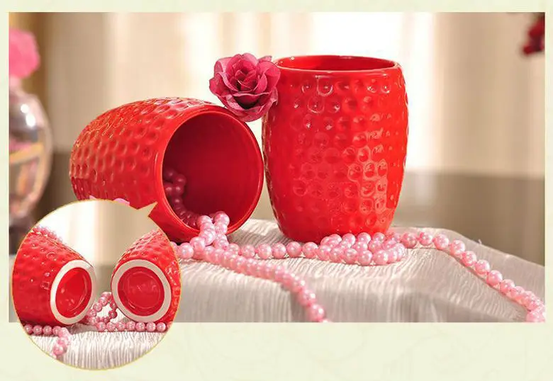 Фарфоровые наборы для ванной комнаты керамический дизайн с зернистой текстурой