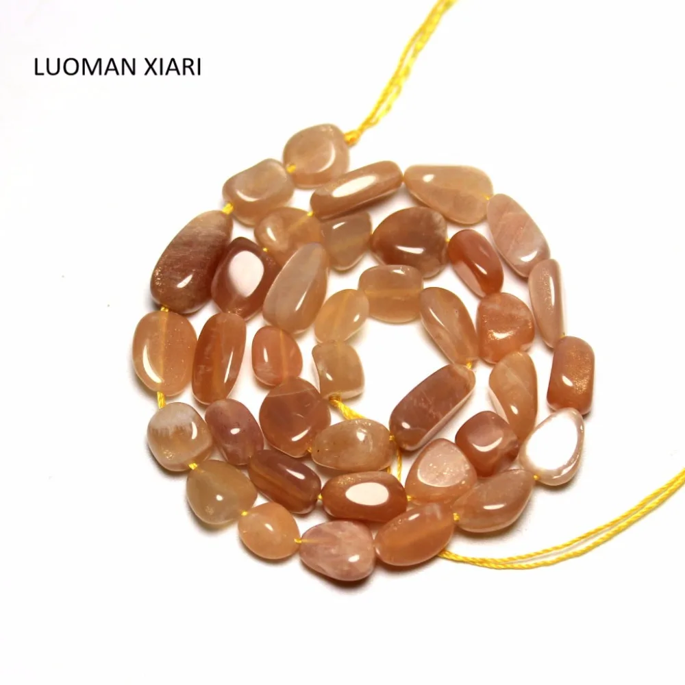 Бусины Из Натурального оранжевого камня 7 11 мм|beads for jewelry making|bead wholesalewholesale beads |