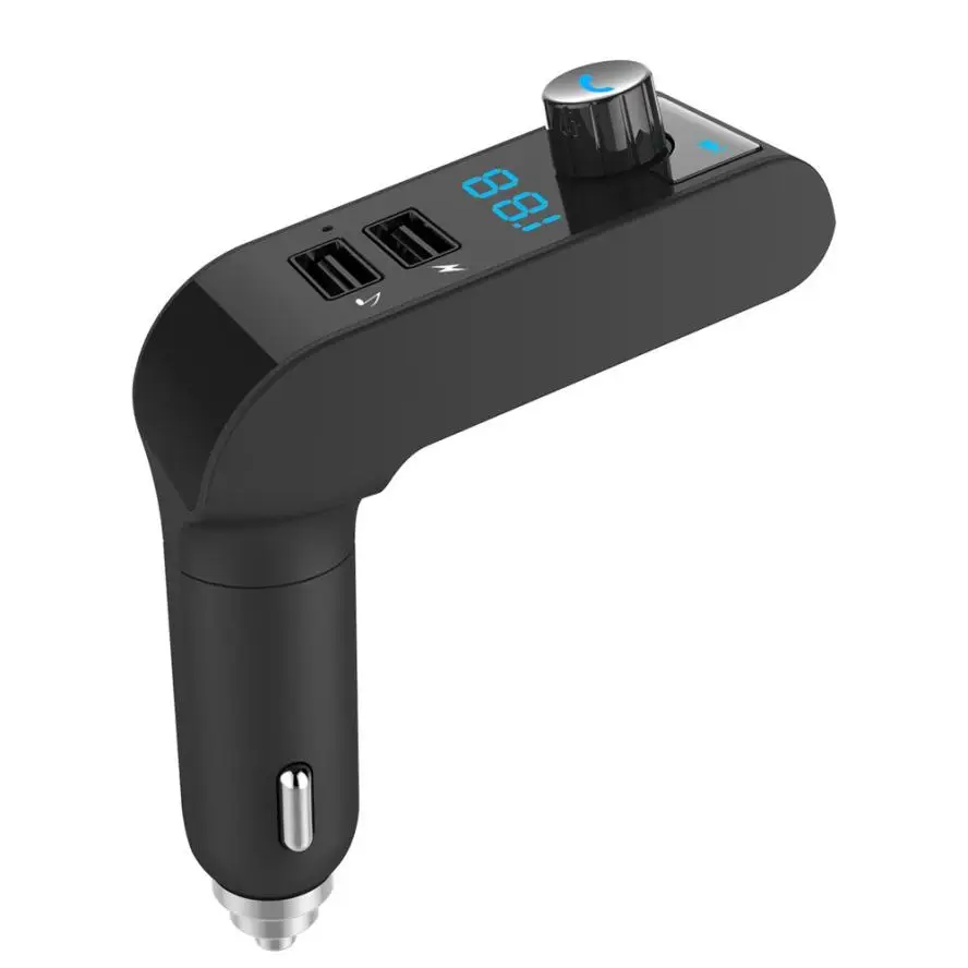 Hiperdeal Новый 2018 HK202 Bluetooth Hands-free автомобильный комплект fm-передатчик MP3-плеер USB