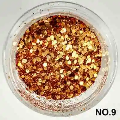 1х Джамбо банка 10 мл для ногтей цветной розовый фиолетовый смешанный Блеск для ногтей порошок блестки порошок для украшения ногтей DHHF