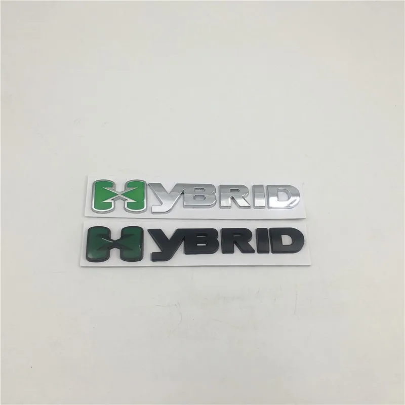 

For Ford Hybrid Rear Tail Fender Emblems For Chevy For GMC For Hyundai Hybrid Logo Metal