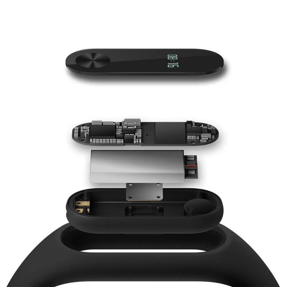 Оригинальный Xiaomi mi Band 2 умный Браслет пульсометр Xiao band с OLED экраном в наличии |
