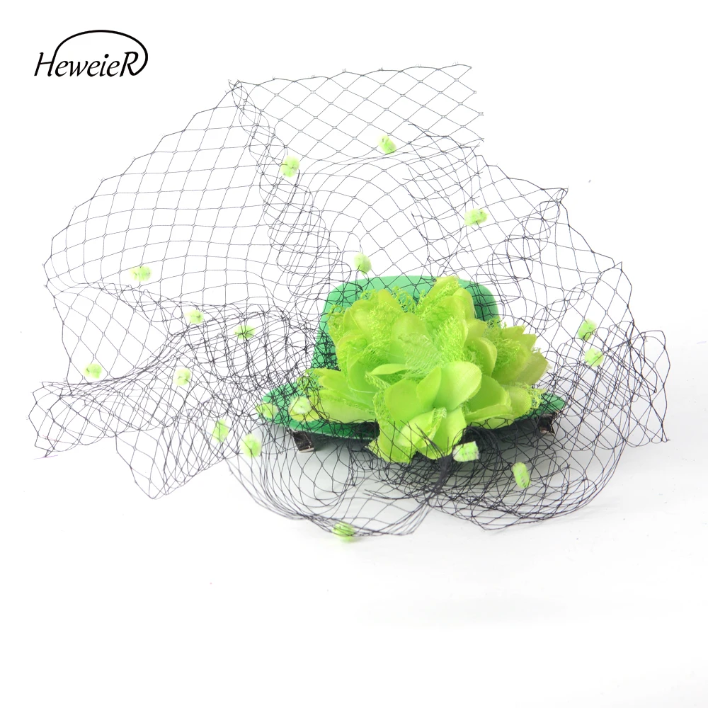 Для женщин леди чародей Мини Top Hat Кепки коктейльное вечерние головной убор свадебный цветок невесты Головные уборы ручной работы