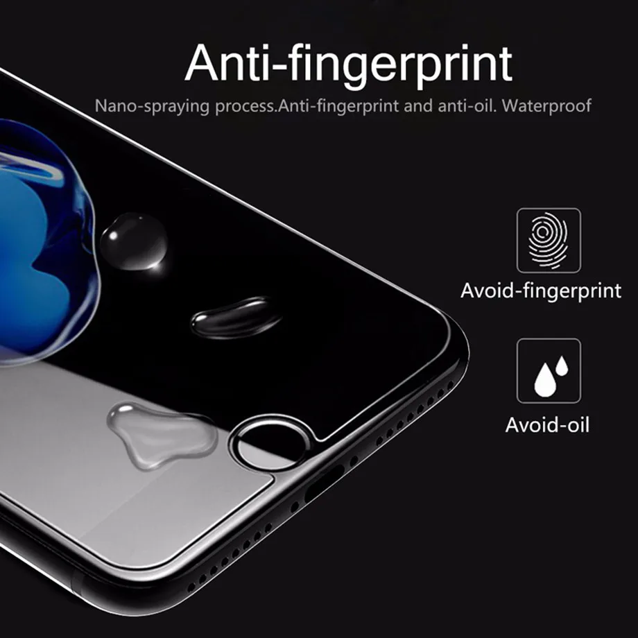 Защитное закаленное стекло для iphone XS max XR 7 8 x защитное экрана 6S 6 plus 5 s se стеклянная