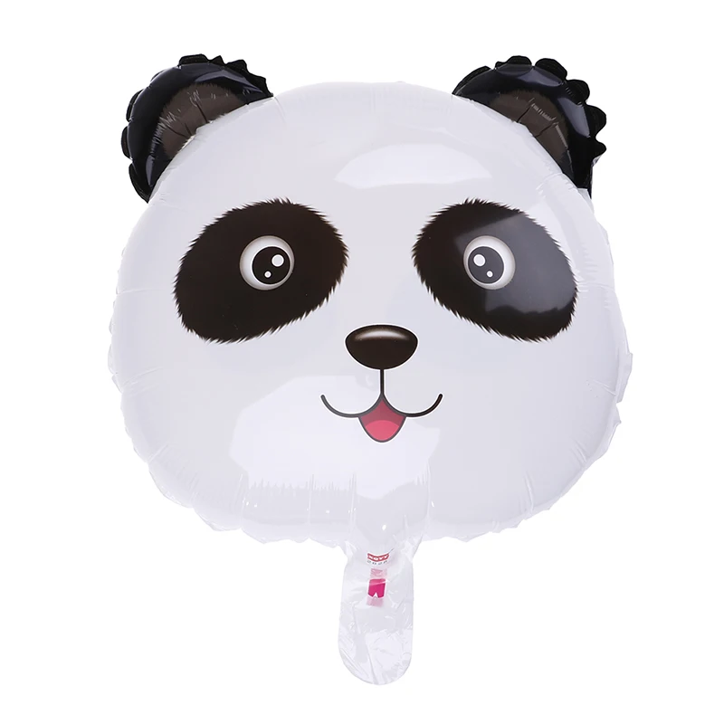 1 шт. с мультипликационным принтом панда Фольга воздушные шары рисунками зверей