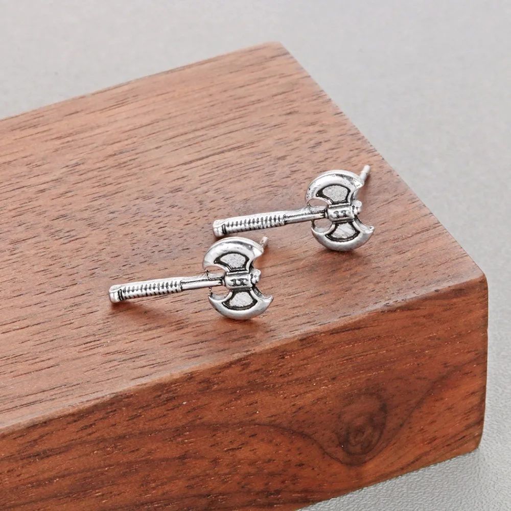 Скандинавский топор очаровательные серьги гвоздики 2020 женские Тор молот