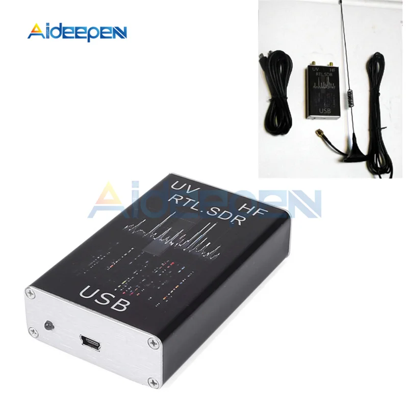 1 комплект радиоприемника Ham 100 кГц 7 ГГц Полнодиапазонный УФ тюнер HF USB RTLSDR ключ с