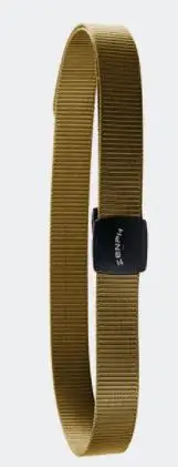 brown xiaomi mijia тактический ремень YKK пластиковая пряжка 96 специальная нейлоновая тесьма Плавная регулировка длины умный дом - Цвет: brown