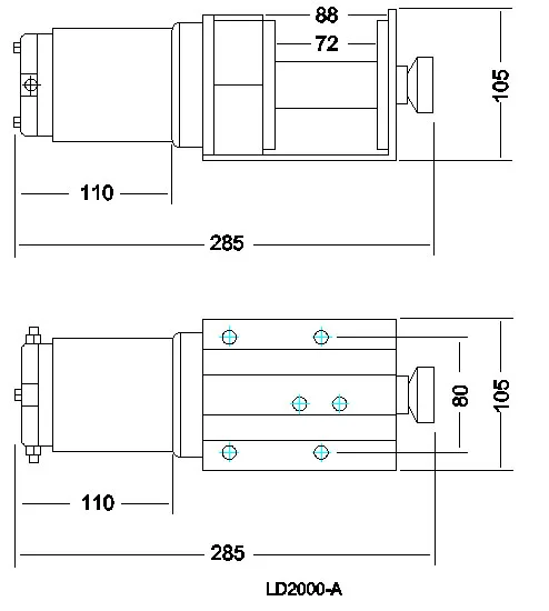 Горячая Распродажа высококачественные электрические комплекты лебедок 2000