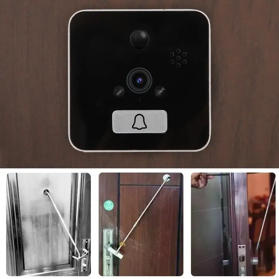 5 дюймов Домашняя безопасность 1080P умный WiFi видео дверной звонок умный дверной зритель цифровой Визуальный дверной звонок для домашней квартиры