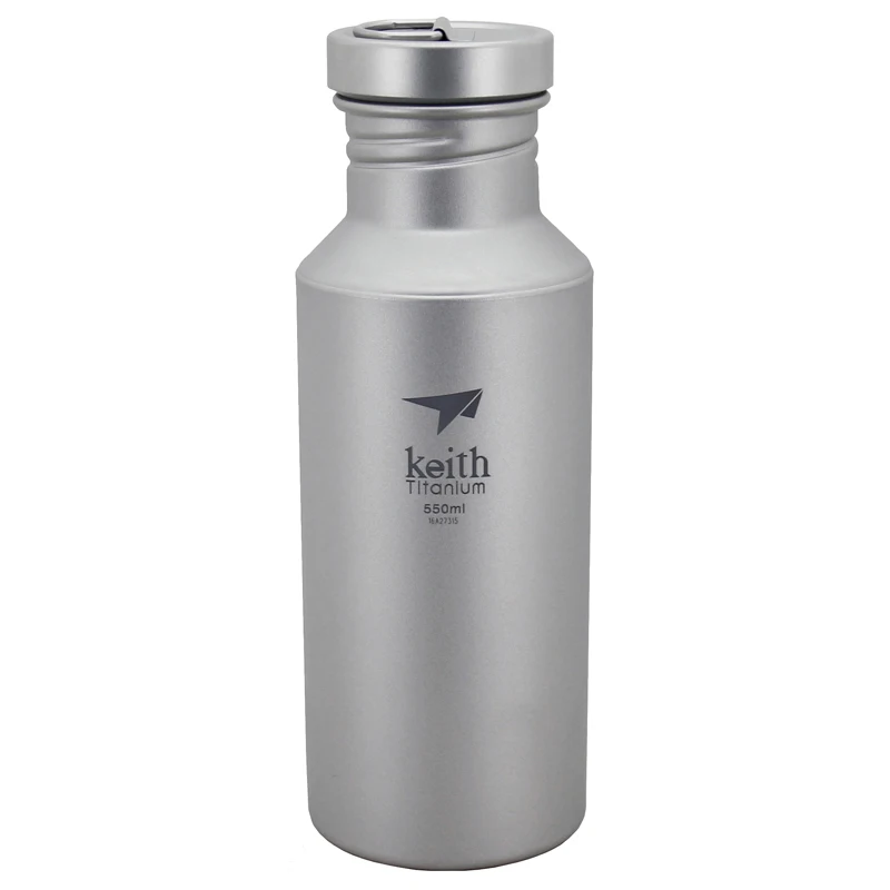 Спортивная бутылка для кемпинга Keith Titanium походная и велосипедная воды посуда
