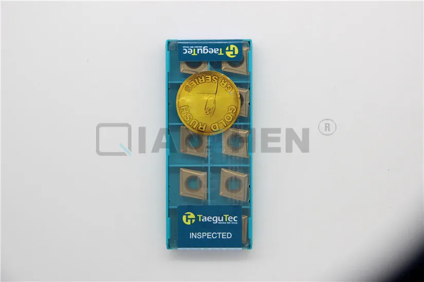 TaeguTec 10 шт./лот токарные инструменты фрезы TT5100 CCMT120404 MT карбидная вставка торцевая