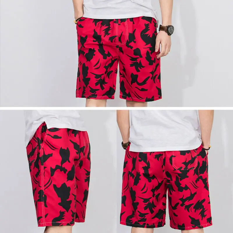 Мужские повседневные пляжные шорты спортивные для тренировок лето 2019|Плавки и