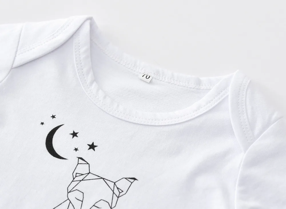 2 шт. хлопковая футболка с длинным рукавом штаны и шапка | Детская одежда обувь