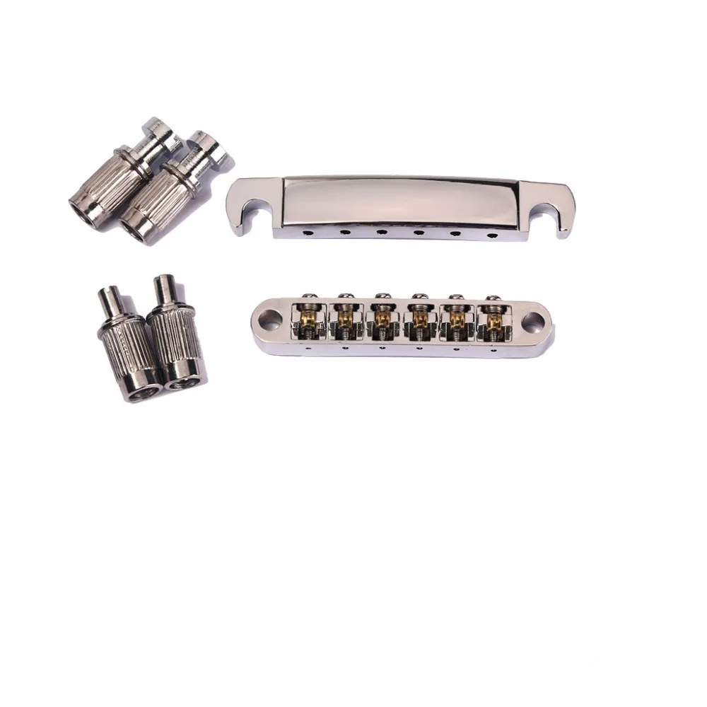 

New LP Electric Guitar Upper and Lower Separation Bridge Guitar Six-String Fixed-String Seat Bridge Piano Code String Plate