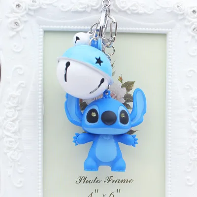 Милый светодиодный брелок-фонарик Lilo Stitch со звуком, Say I Love You Car Porte Clef, брелоки - Цвет: C2
