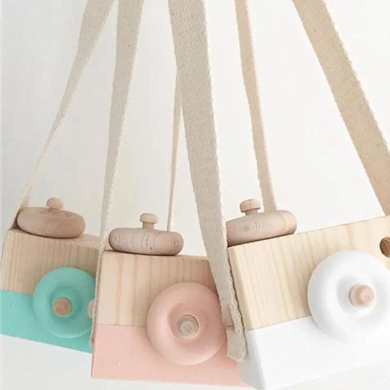 Деревянный Камера Cam игрушка детская путешествия Домашний Декор подарки для