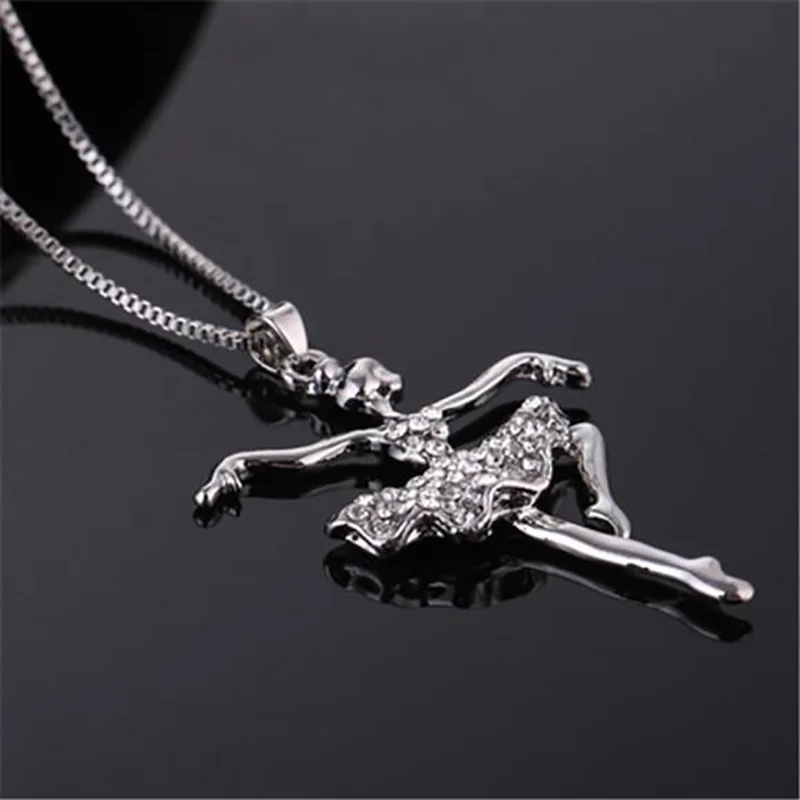 Новый Мода Для женщин Изделия балета для девочек длинная цепь цинковый сплав