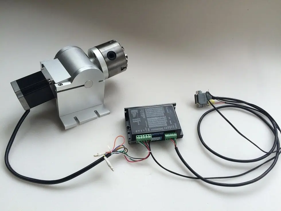 20 Вт волоконная маркировочная машина лазерная гравировка и ротационная металла