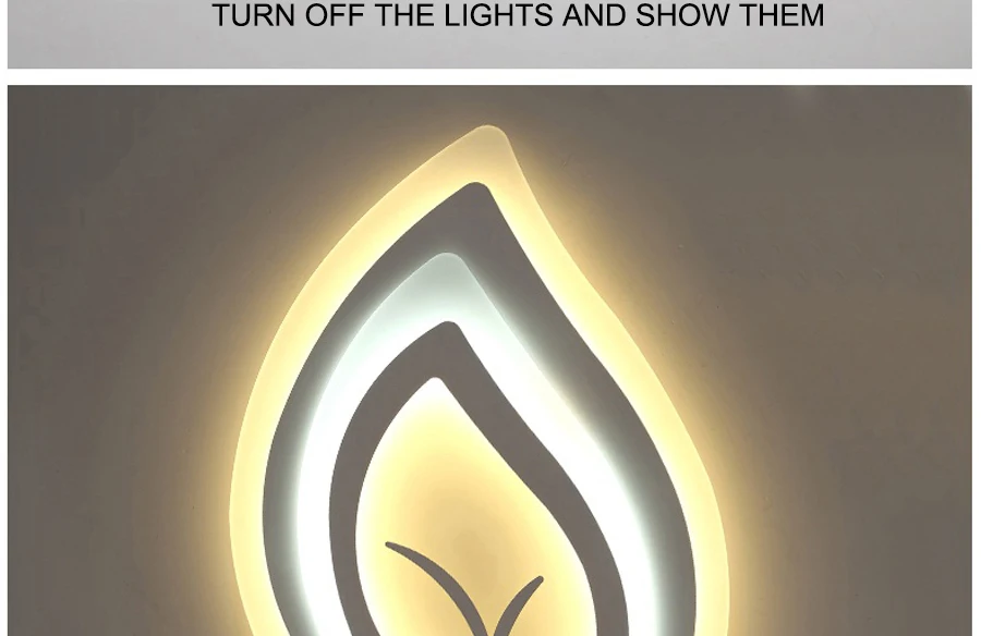 Modern Led Ceiling Lights Lamps Living Room Light LED Ceiling Lamps Fixture Leaf Shape Lamparas De Techo Abajur Kitchen Fixtures