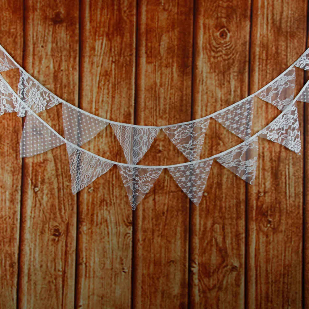 12 флагов кружевные винтажные вечерние баннеры для свадьбы свадебной вечеринки
