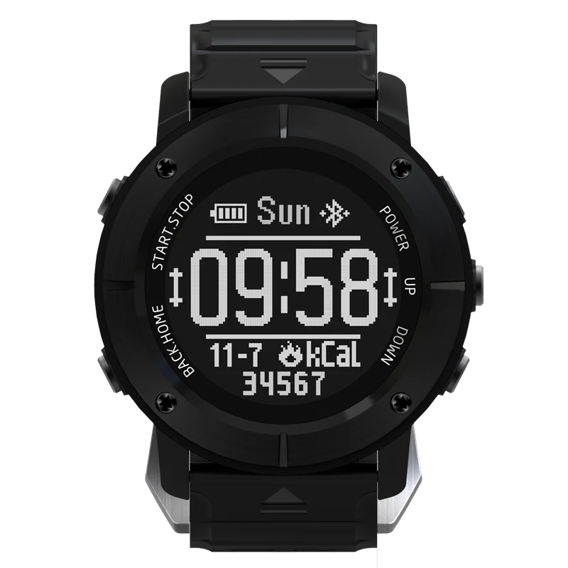 UW80C GPS Смарт часы с возвратом круиз SOS компас сенсор наручные пульсометр мульти