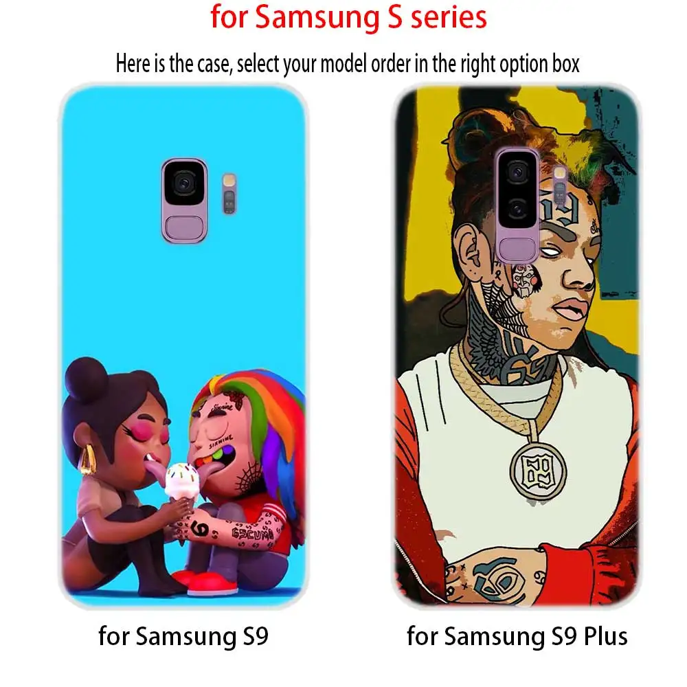 Мягкий силиконовый чехол для Samsung S30 S20 S11 S10 S9 S8 Plus lite 11e 10e Uitra S7Edge Tekashi69 6ix9ine 69 Rap singer |