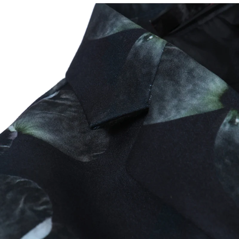 Плюс Размеры Для мужчин S цветочный пиджак Slim Fit Роскошный Homme элегантный печатных