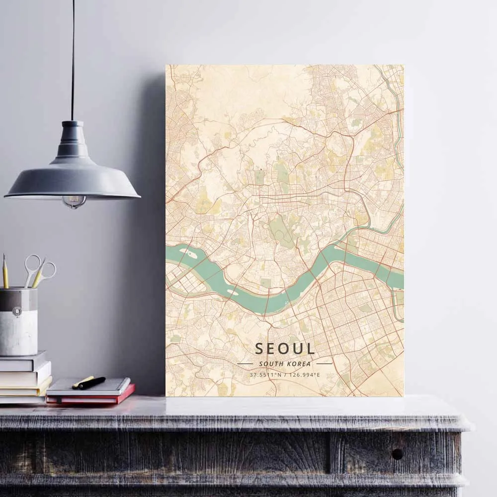 Постер чонджу из сеула в Южной Корее | Дом и сад