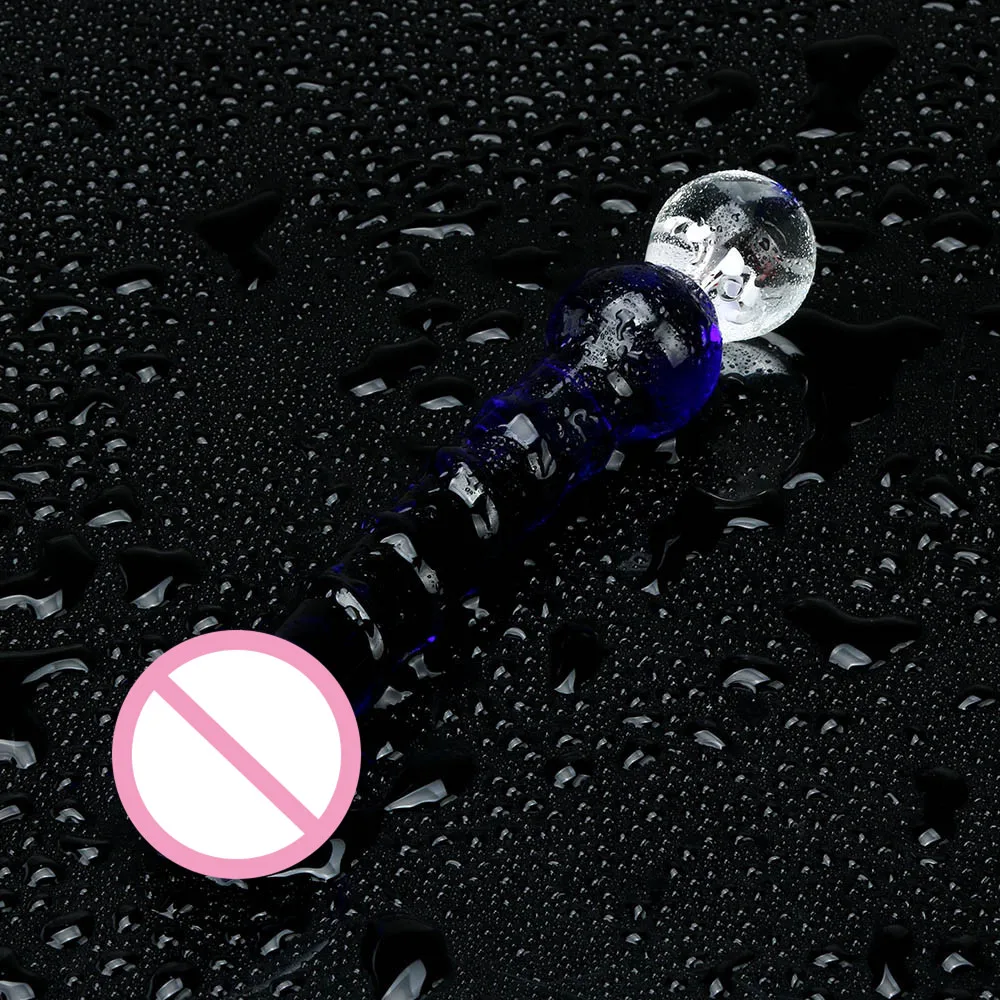 Crystal Glass Anal Plug Dildo Stimulator G-Spot Clitoral Penis Massager for Women and men Adult Male Female Masturbation |