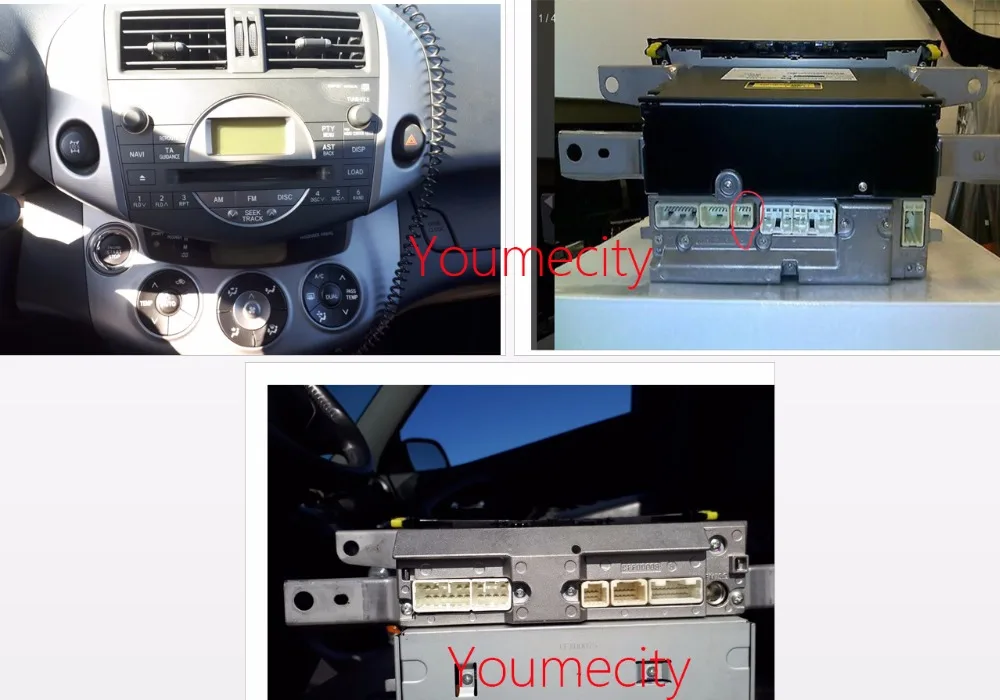 Автомобильный DVD для Toyota Old RAV4 Аудио Видео Стерео gps Радио RDS Wifi 2006-2012 1024*600 HD экран 2Din Android 9,0 Carplay TPMS