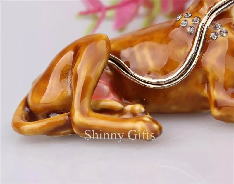 Лабрадор ретривер собака безделушка коробка шарнир сокровище Собака Статуэтка