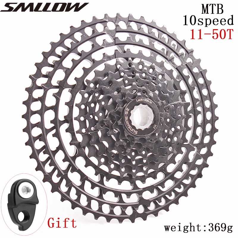 SUNSHININE-SZ 10 скоростью 11-46/50T механизм трещотки для велосипеда MTB горный велосипед кассета 33 скорость Большой маховик