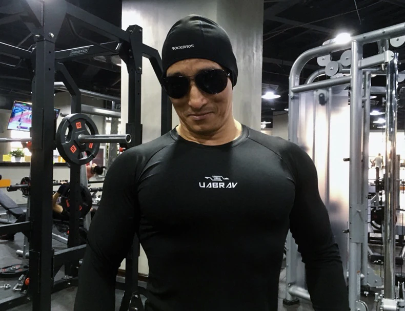 ROCKBROS ветрозащитная велосипедная Лыжная кепка зимняя Сверхлегкая портативная Беговая походная высокоэластичная Защитная Кепка для ушей наушники