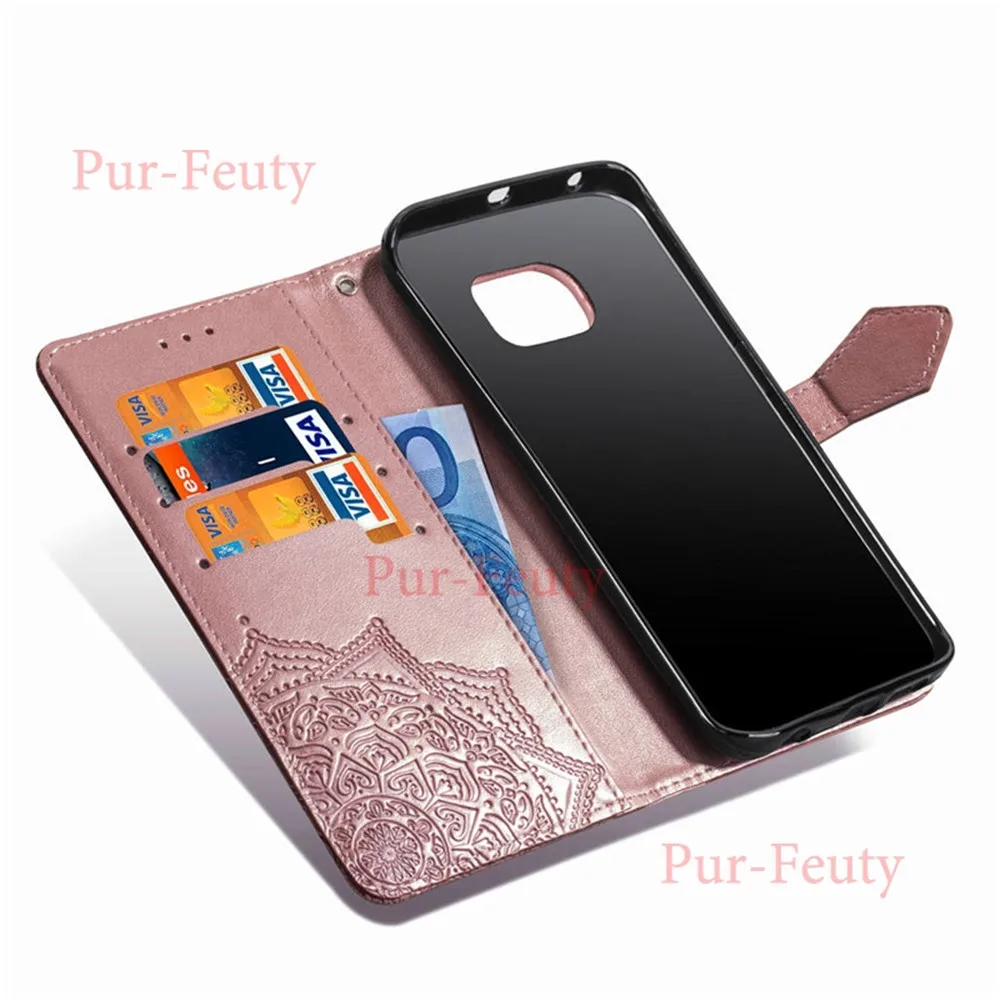 Чехол-книжка бумажник из натуральной кожи для Samsung Galaxy S6 Edge S6Edge G925 SM-G925 G925F SM-G925F G925J с держатель для карт подставкой Кожаный чехол-раскладушка для телефона с отверстиями