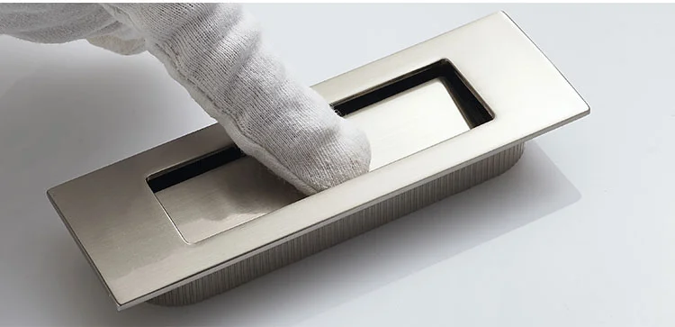Brushed stainless steel Invisible hidden Spring drawer /Sliding door handle Automatic closing dustproof Hardware | Обустройство дома