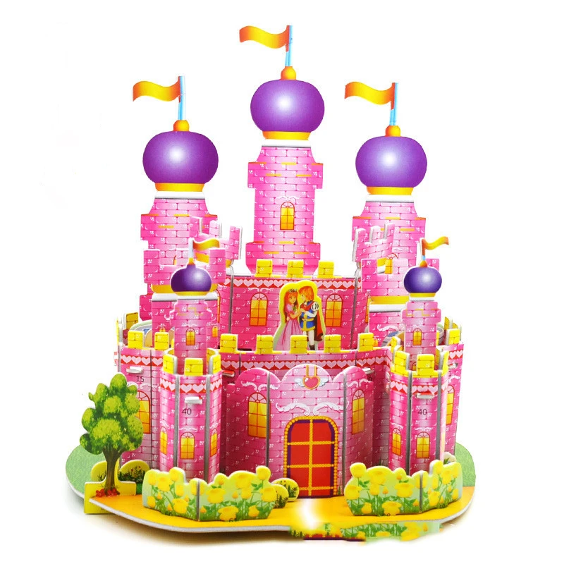3D Бумажная Строительная головоломка, модель моста, игрушки для детей, раннее обучение, строительный узор, подарок, детский дом, головоломка, сделай сам для детей 6