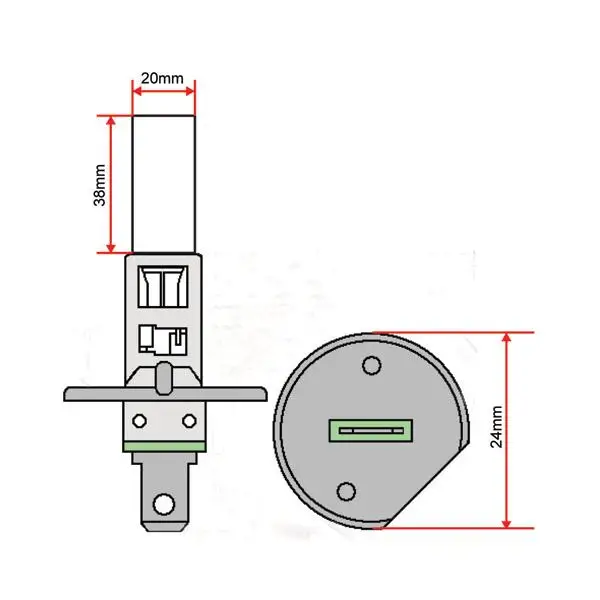 CARCHET 2X H1 Автомобильная 3528 SMD 120 Светодиодная противотуманная фара лучевая лампа