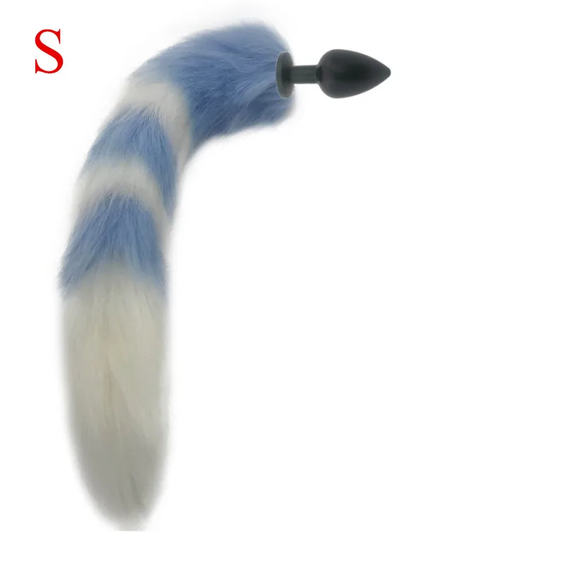 Анальные секс игрушки SML металлическая Анальная пробка с большим анусом лисий