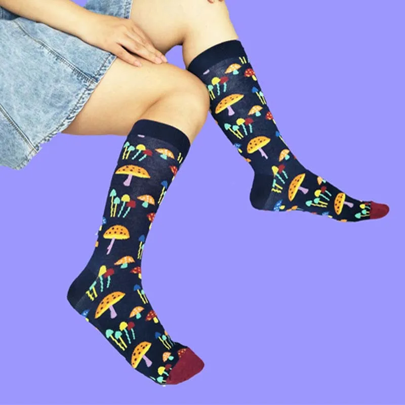 [EIOISAPRA] женские носки с персонажами из мультфильмов Kawaii гриб белка Жук милые