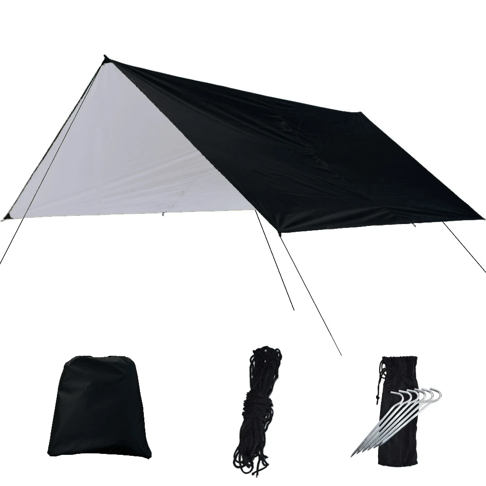 black canopy only Переносная противомоскитная сетка гамак палатка с регулируемыми ремешками и карабинами Большой Чулок 21 Цвет - Цвет: black canopy only