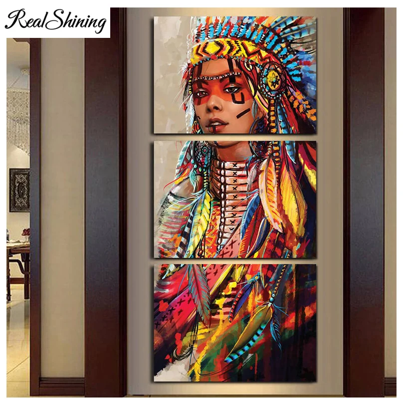 

REALSHINING 5D DIY Diamond Painting Cross Stitch Beauty Woman Home Decor Embroidery Full Square Diamond Mosaic sticker FS1214