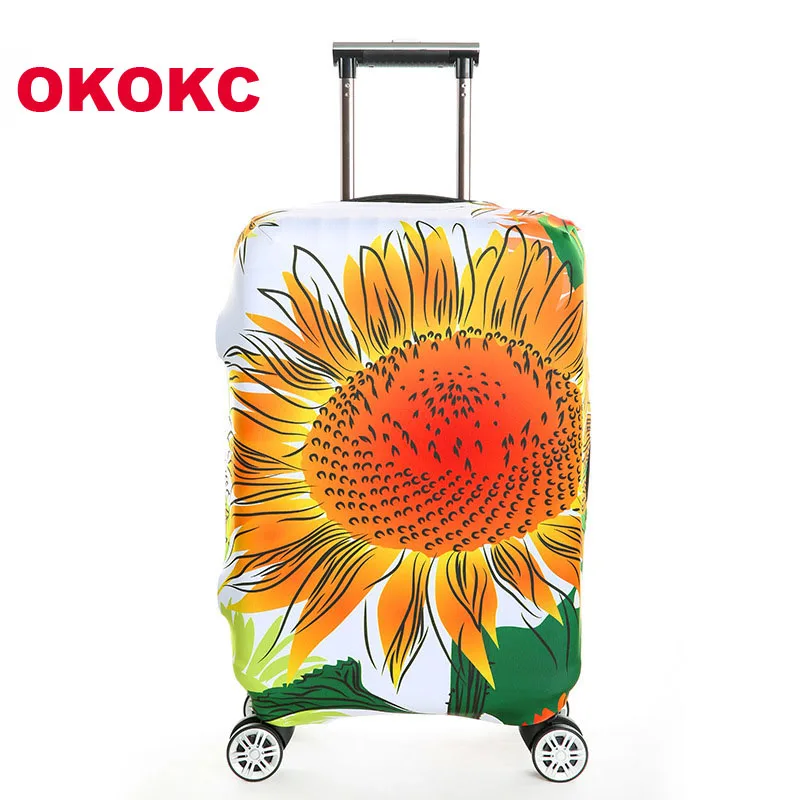 

OKOKC Travel защитный чехол на чемодан, стрейч, для S/M/L/XL, подходит для чехлов 18-32 дюймов, аксессуары для путешествий