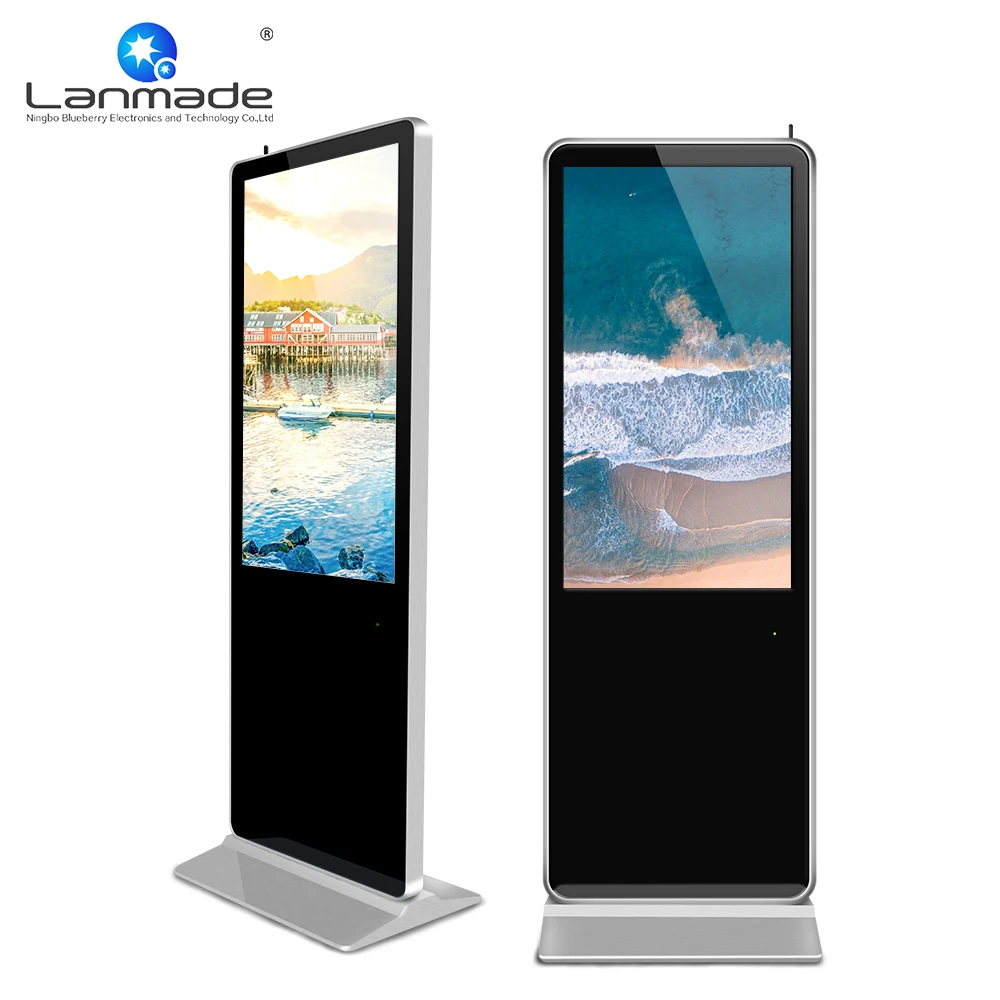 43 дюймов реальное 1080P напольное покрытие lcd totems сетевая печать управление дисплей