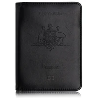 casual pu leather passport covers travel accessories id bank credit card bag rfid passport business holder wallet case