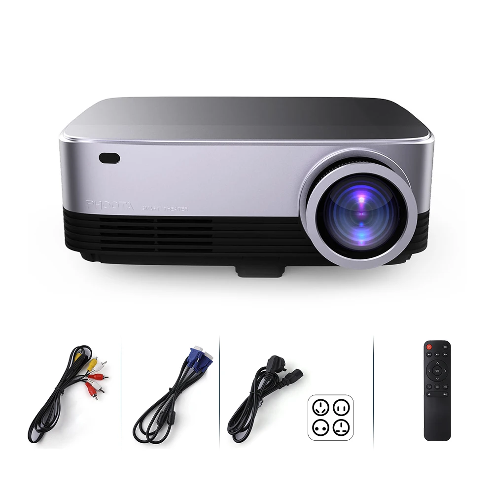 Мощный Full HD проектор SV-428 многоязычный светодиодный 4k 1080p Android бизнес и домашний