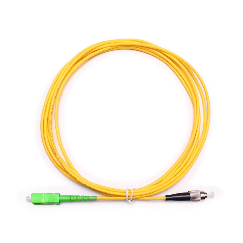 Оптоволоконный патч корд один режим SM Simplex SC/APC к FC/UPC 9/125 ftth catv 3 m оптоволоконный